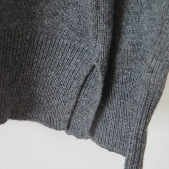 Kate Spade Winking Face Heather Grey Pullover Sweater, XL - Picture 3 of 11